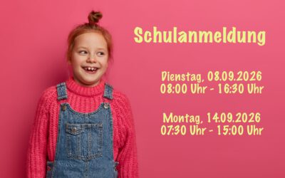 Schulanmeldung für 2027
